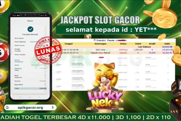 SLOT LUCKY NEKO – APIKJITU 27 APRIL 2025